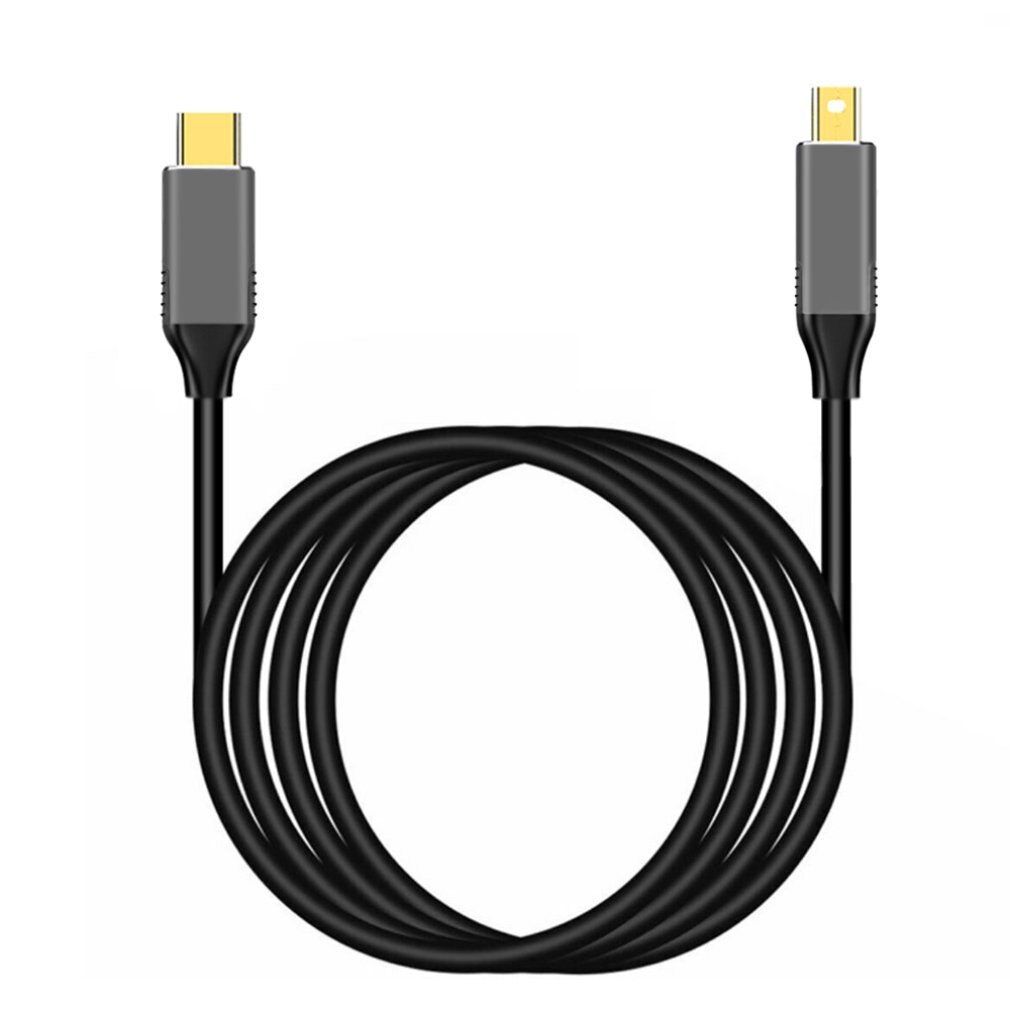 USBC to Mini displayport ̺ 6Ft USB  C Thunderbolt 3-mini DP ڵ 4k ǿ ޴ ̺